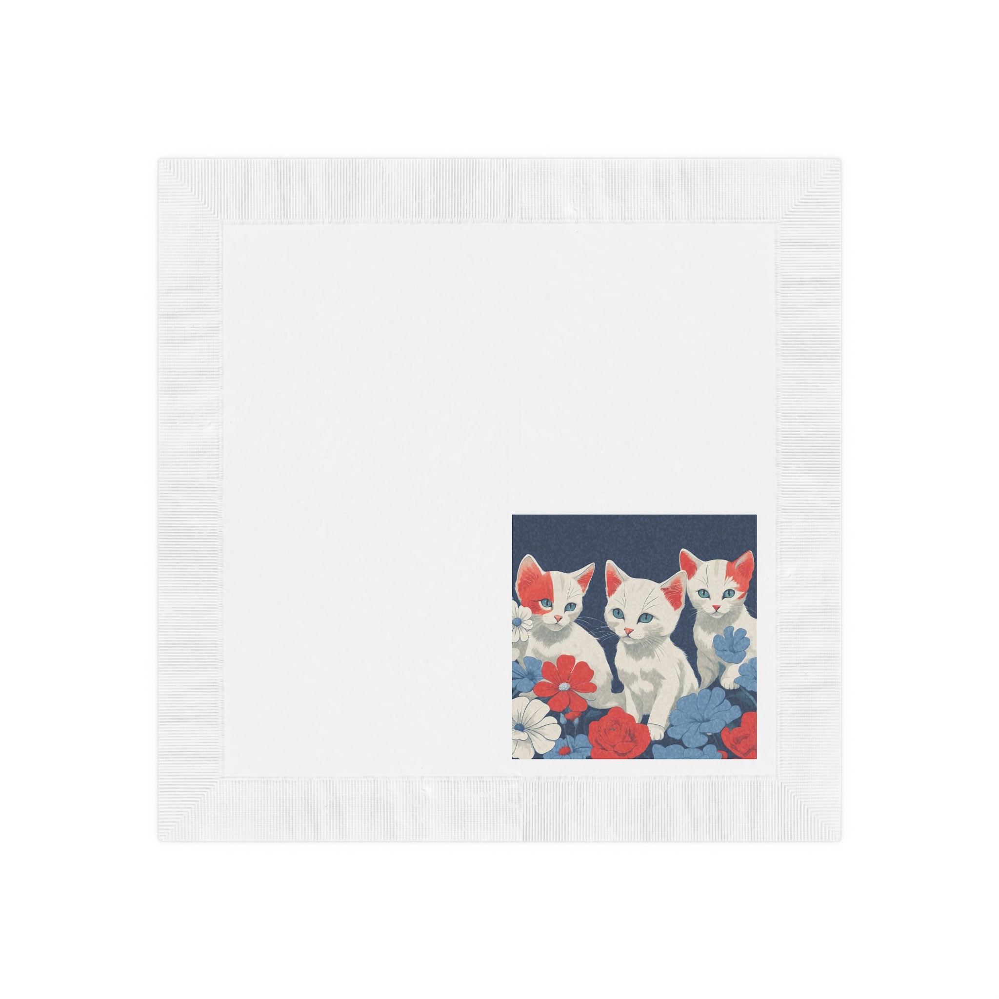 Three Cute Kittens Napkins