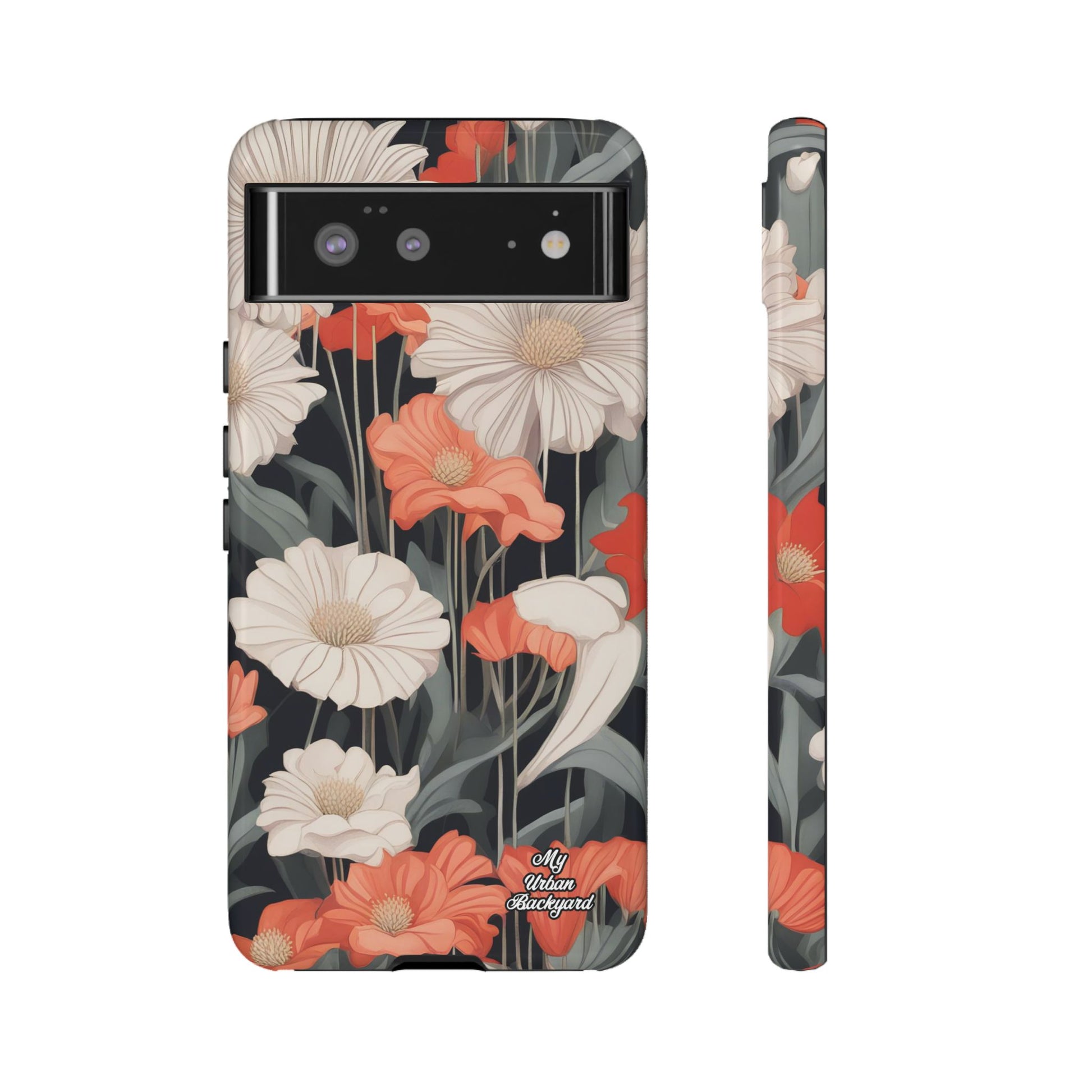 Art Deco Flowers, Cell Phone Case - Apple, Samsung, Google Pixel
