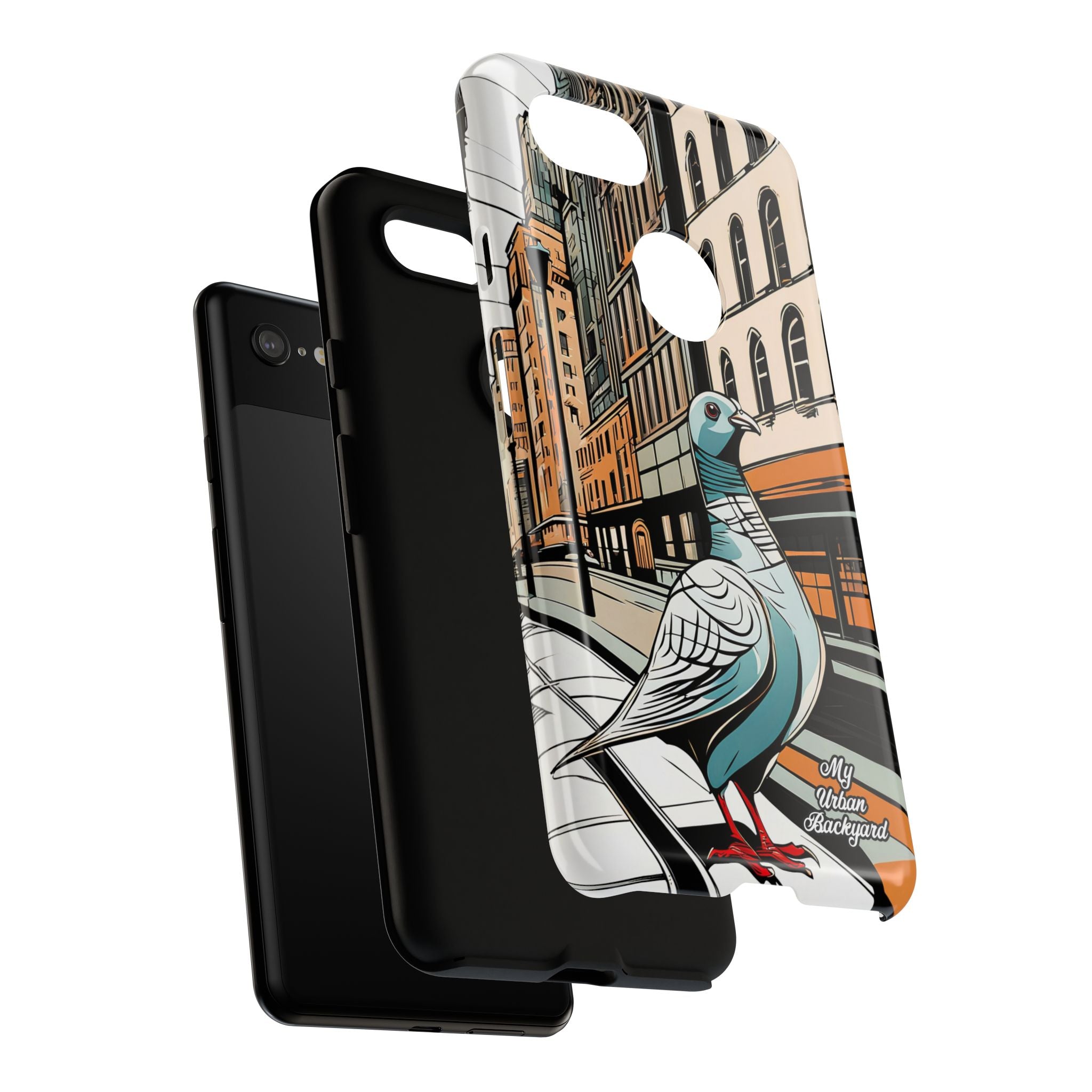 Pigeon on a City Street, Cell Phone Case - Apple, Samsung, Google Pixel