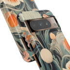 Orange and White Flowers, Cell Phone Case - Apple, Samsung, Google Pixel