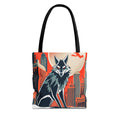 City Wolf Tote Bag, Tote with Cotton Handles For Everyday Use, 3 Sizes