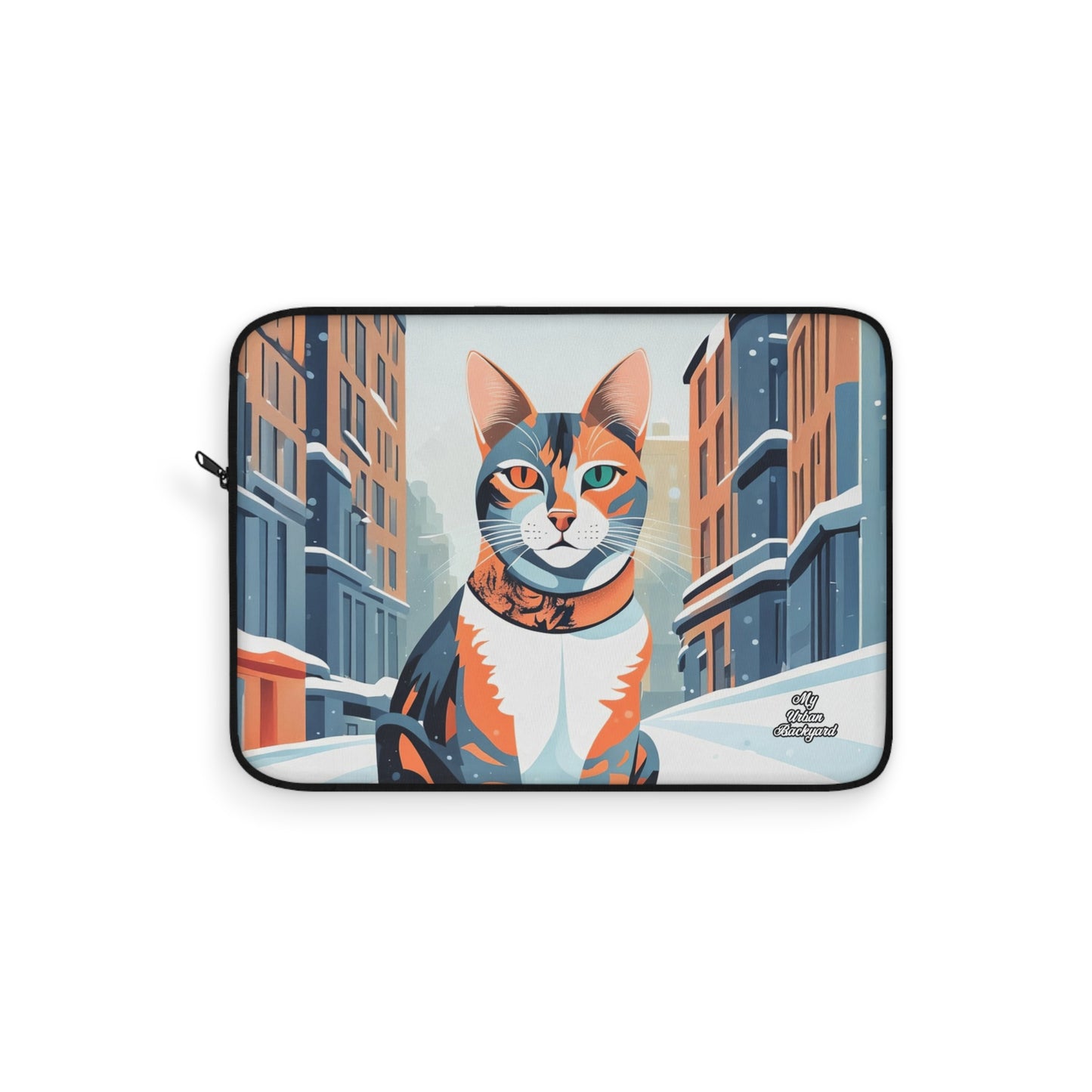 Claws Pawson, Cat Laptop Carrying Case, Top Loading Sleeve for School or Work