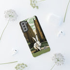White Rabbit on a City Street, Cell Phone Case - Apple, Samsung, Google Pixel