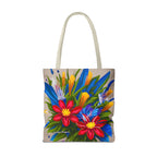 Vibrant Wildflowers Tote Bag with Cotton Handles For Everyday Use, 3 Sizes