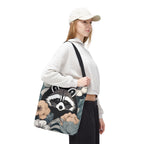 Rocco Pawsley, Raccoon Tote Bag with Cotton Handles For Everyday Use, 3 Sizes
