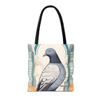 City Pigeon, Bird Tote Bag with Cotton Handles For Everyday Use, 3 Sizes