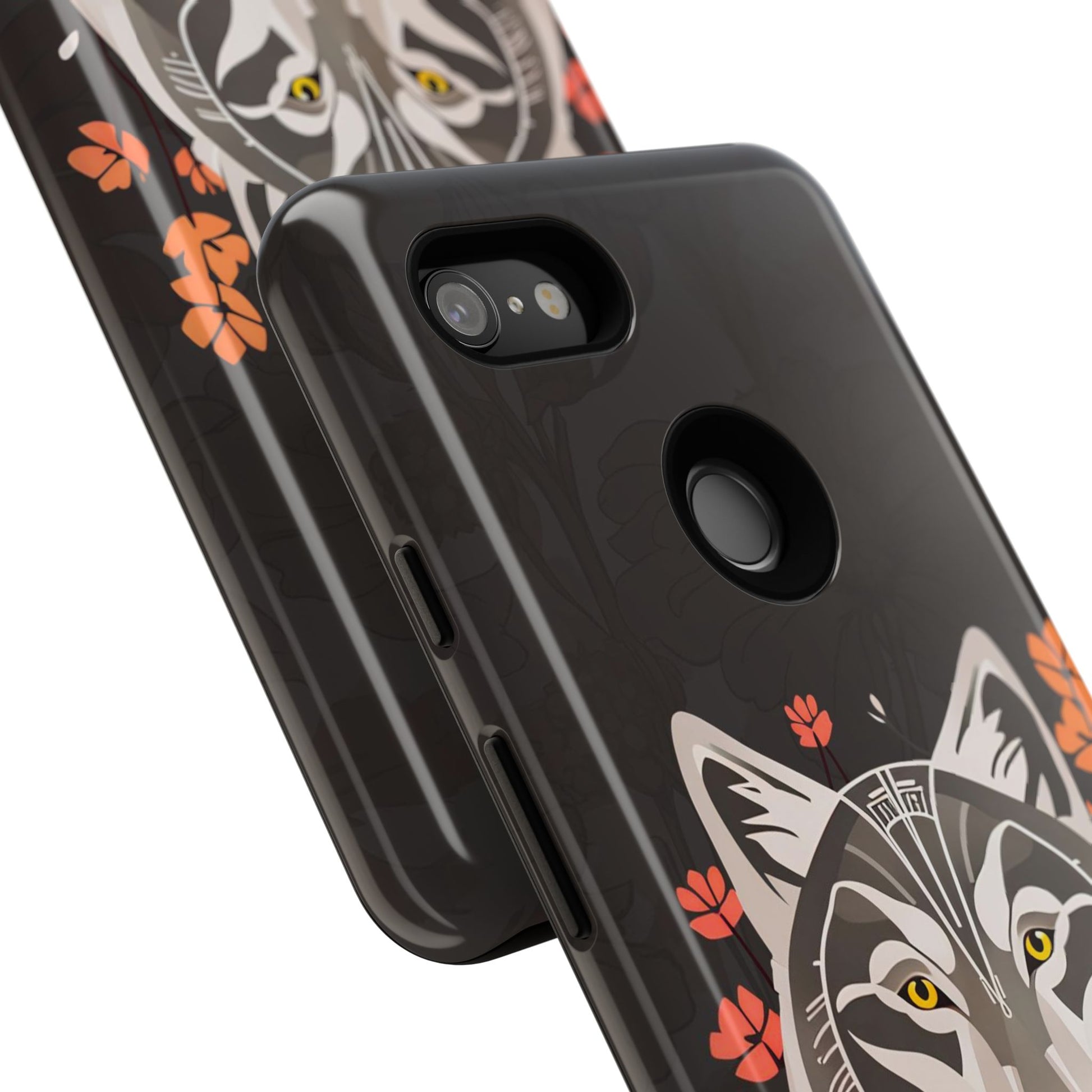 Art Deco Wolf, Cell Phone Case - Apple, Samsung, Google Pixel