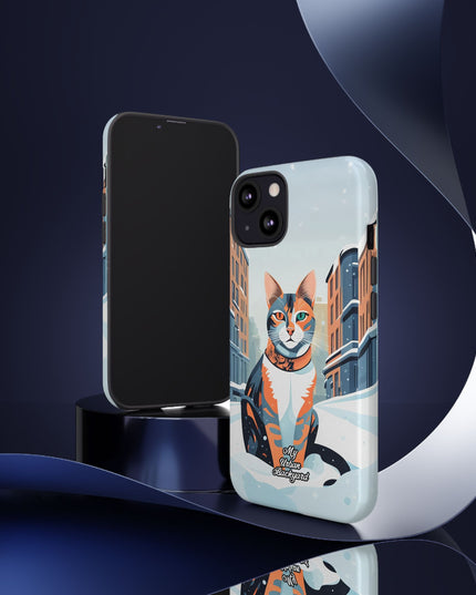 Claws Pawson in the Snow, Cell Phone Case - Apple, Samsung, Google Pixel
