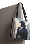 Regal Crow Art Deco Tote Bag