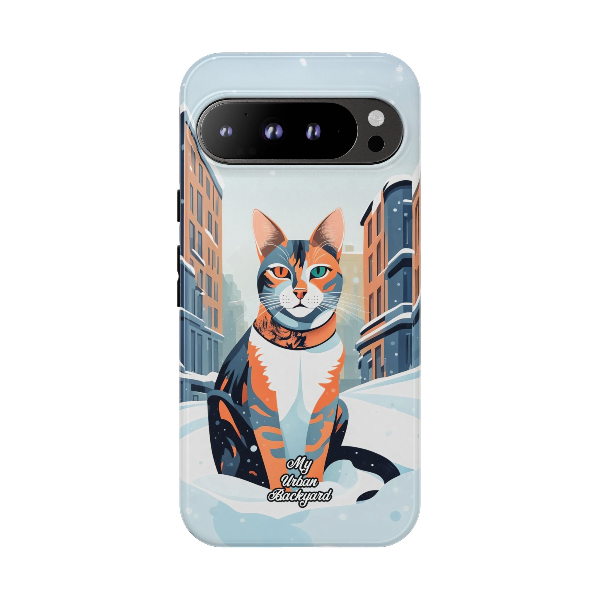 Claws Pawson in the Snow, Cell Phone Case - Apple, Samsung, Google Pixel