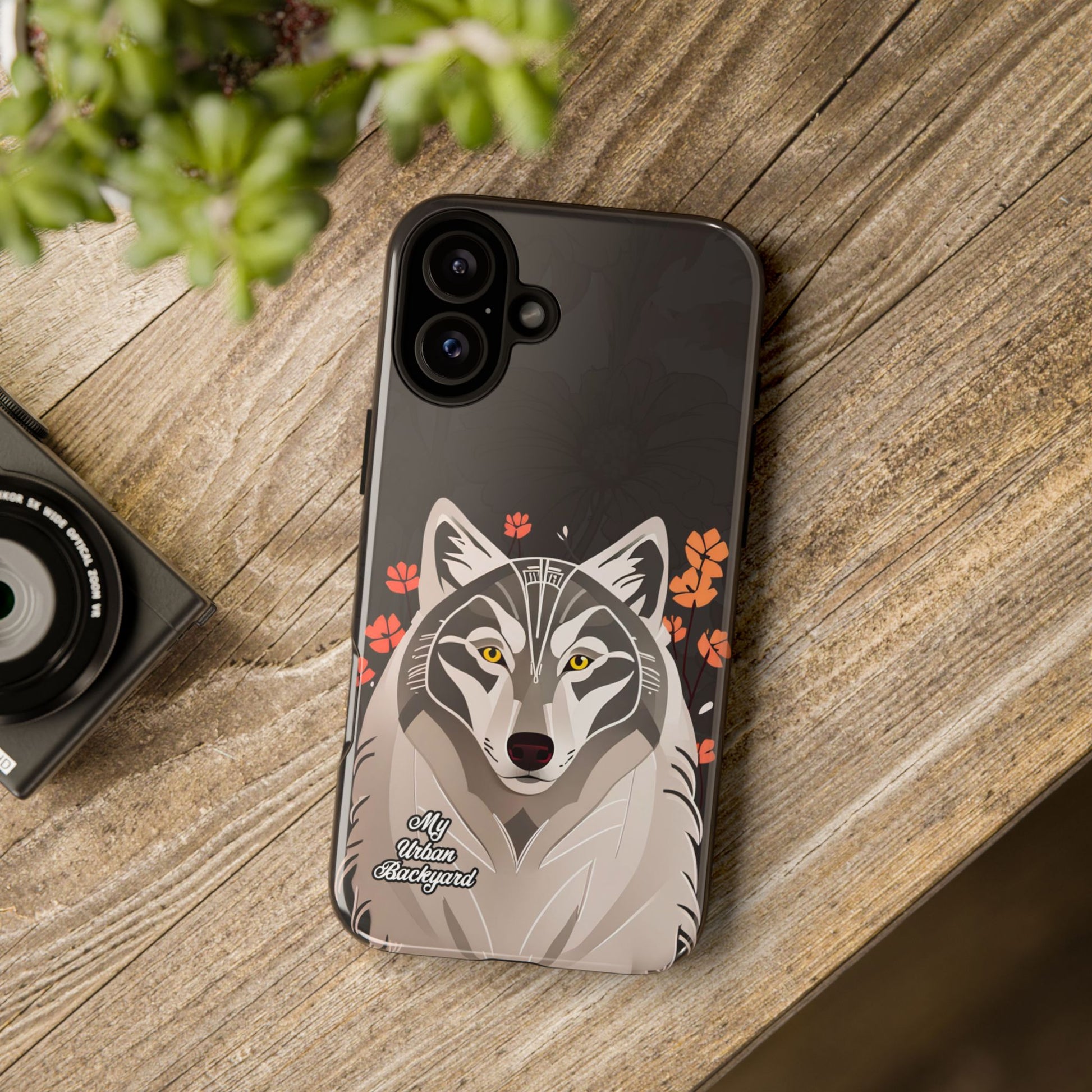 Art Deco Wolf, Cell Phone Case - Apple, Samsung, Google Pixel