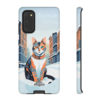 Claws Pawson in the Snow, Cell Phone Case - Apple, Samsung, or Google Pixel