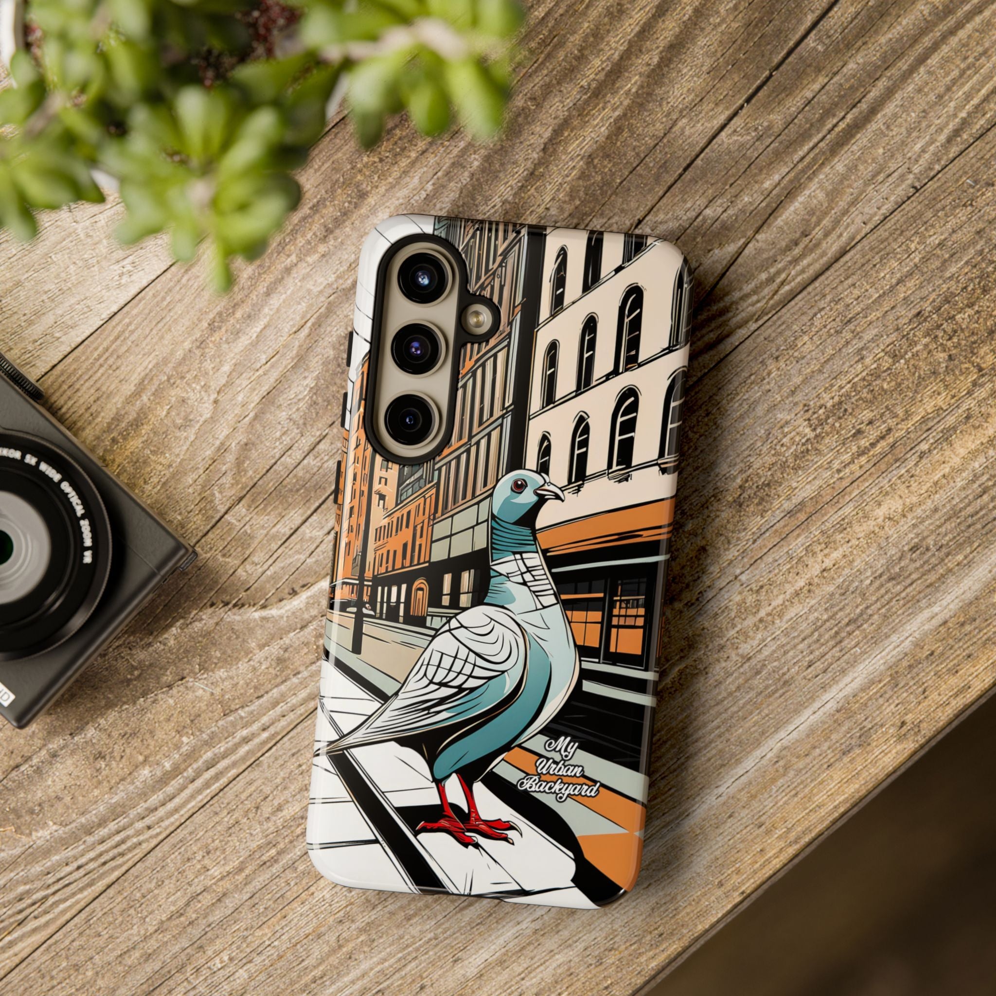 Pigeon on a City Street, Cell Phone Case - Apple, Samsung, Google Pixel