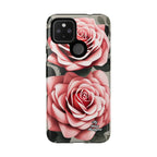 Pink Rose Flowers, Cell Phone Case - Apple, Samsung or Google Pixel
