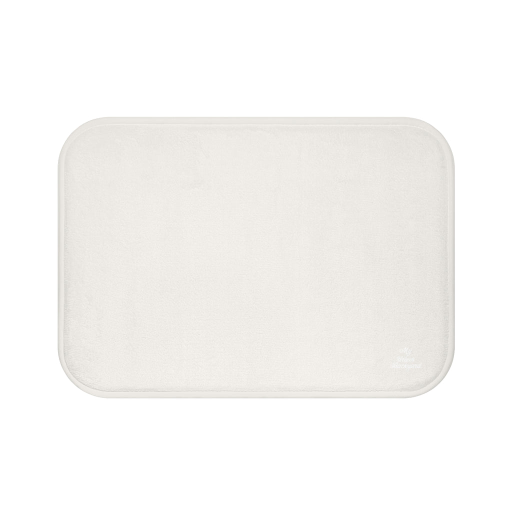 Cream Accent Color, Memory Foam Bath Mat - Cozy Bathroom Essential