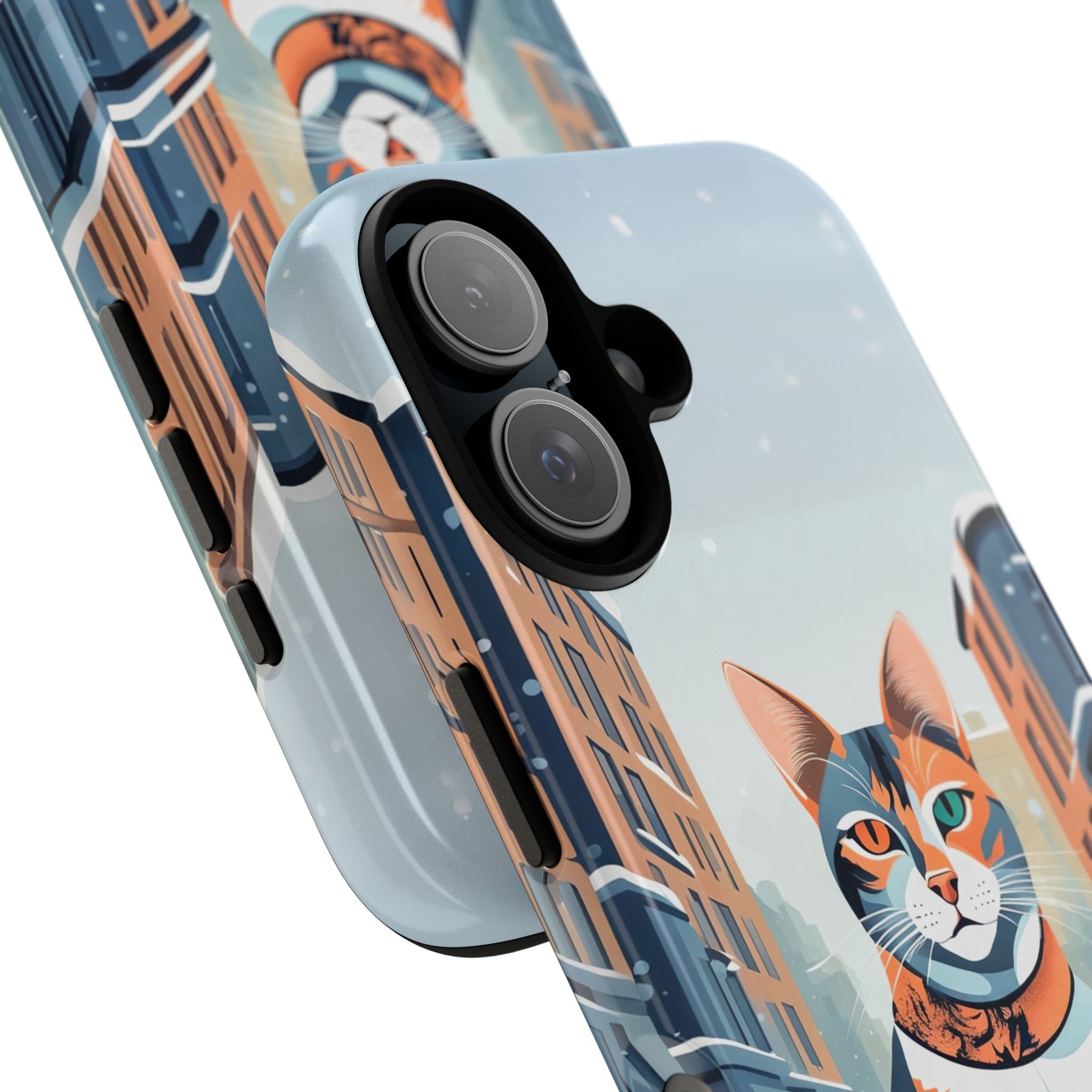 Claws Pawson in the Snow, Cell Phone Case - Apple, Samsung, Google Pixel