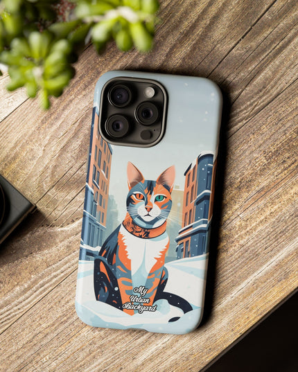 Claws Pawson in the Snow, Cell Phone Case - Apple, Samsung, Google Pixel