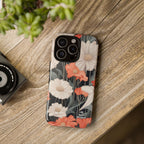 Art Deco Flowers, Cell Phone Case - Apple, Samsung, Google Pixel