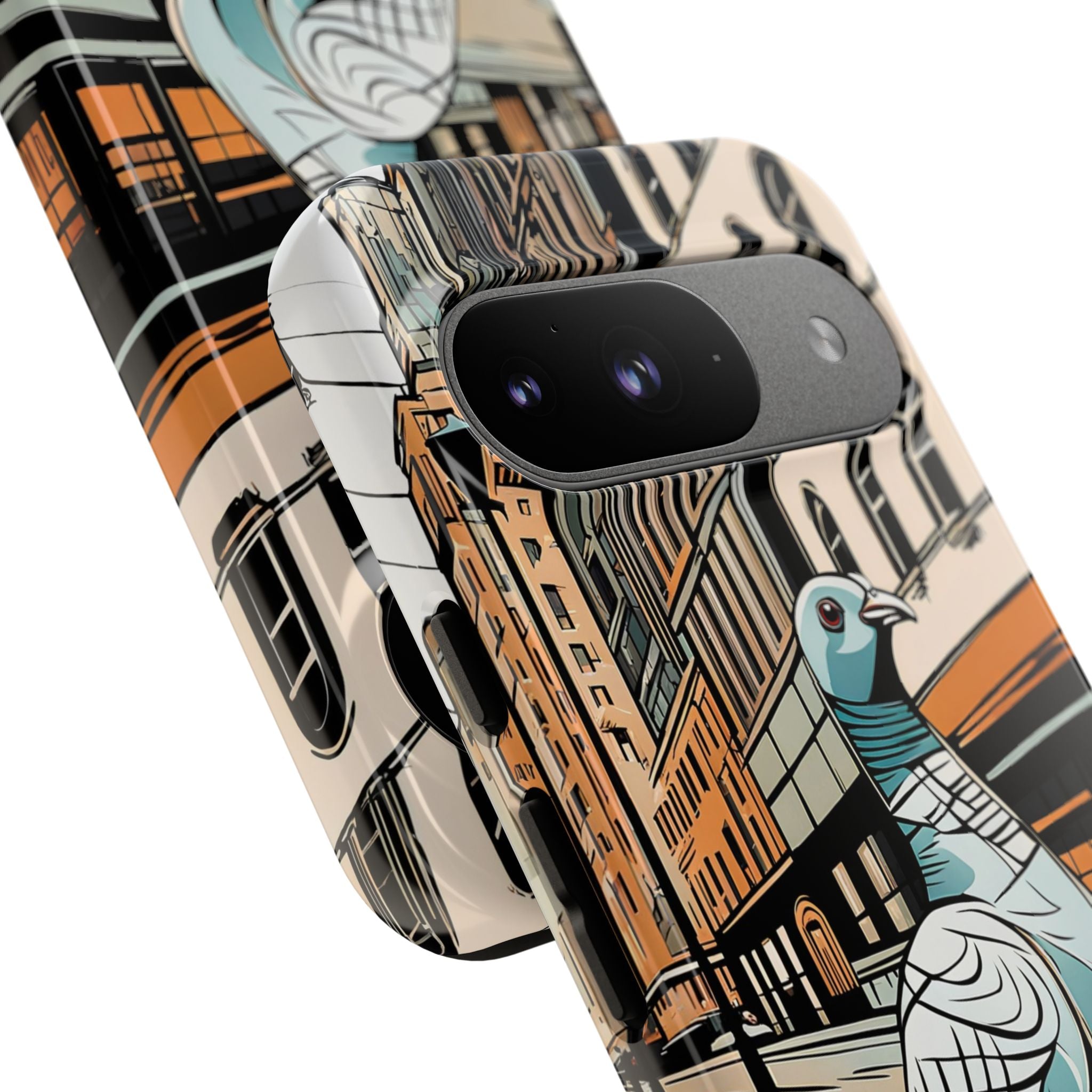 Pigeon on a City Street, Cell Phone Case - Apple, Samsung, Google Pixel