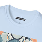 Blue Wolf, Soft 100% Cotton T-Shirt, Unisex, Short Sleeve, Classic Fit