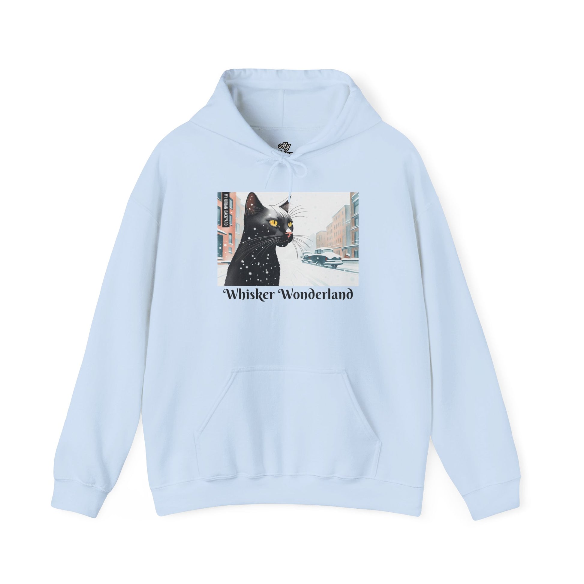 Whisker Wonderland Cat Hoodie, Cozy Graphic Sweatshirt for Cat Lovers, Perfect Gift for Pet Owners, Casual Wear, Unique Art Apparel