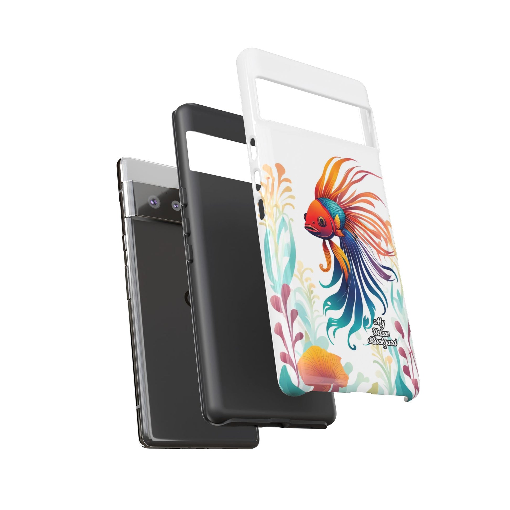 Colorful Betta Fish, Cell Phone Case - Apple, Samsung or Google Pixel