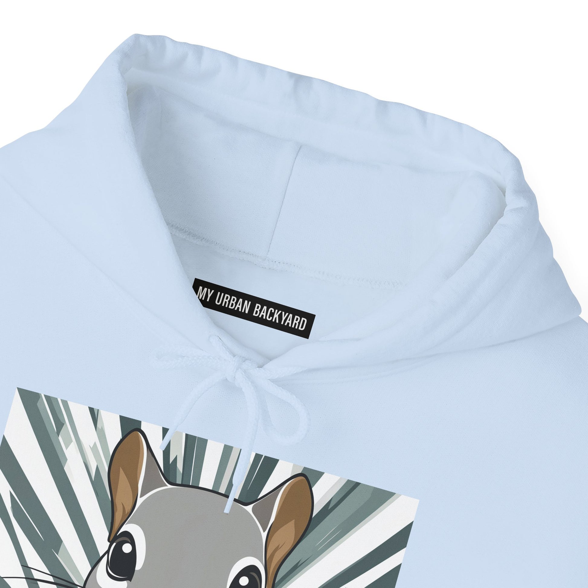 Cute Squirrel Graphic Hoodie, Cozy Unisex Sweatshirt, Nature Lover Gift, Autumn Fashion, Animal Art Clothing