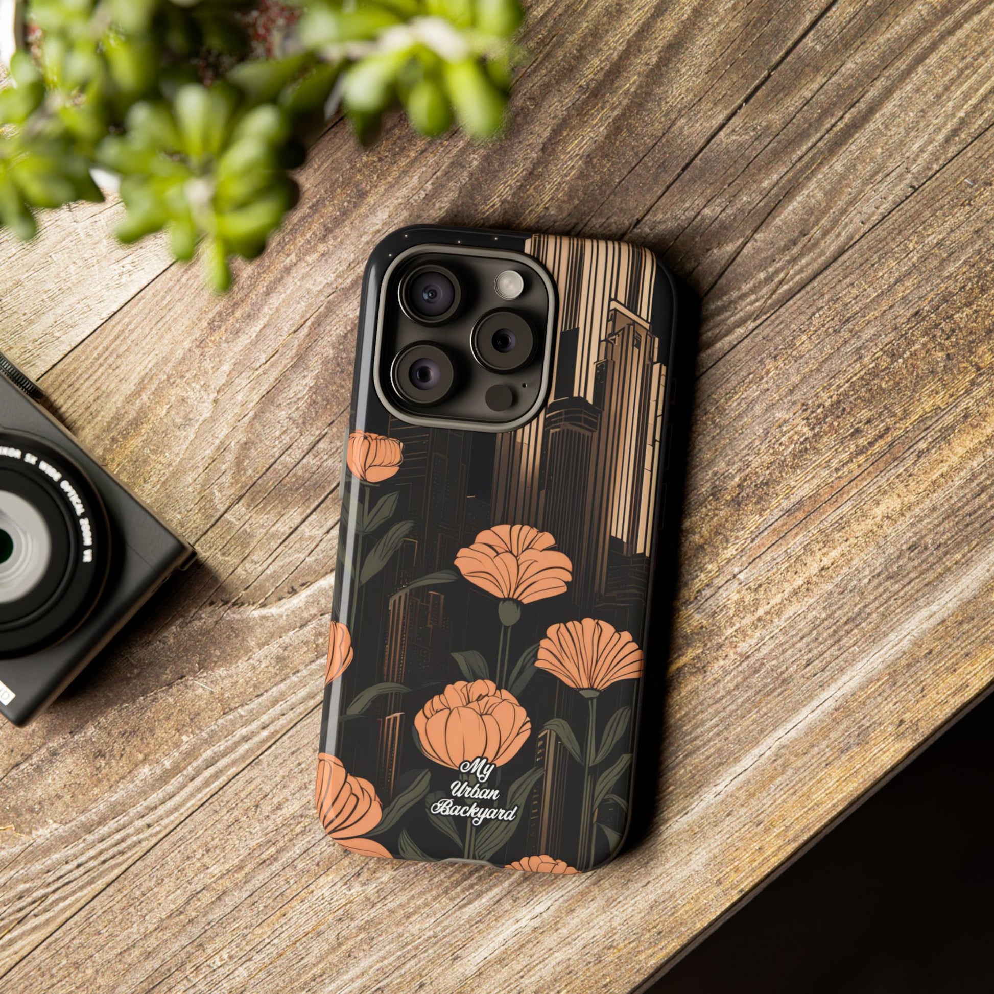 Urban Evening with Flowers, Cell Phone Case - Apple iPhone, Samsung Galaxy, Google Pixel