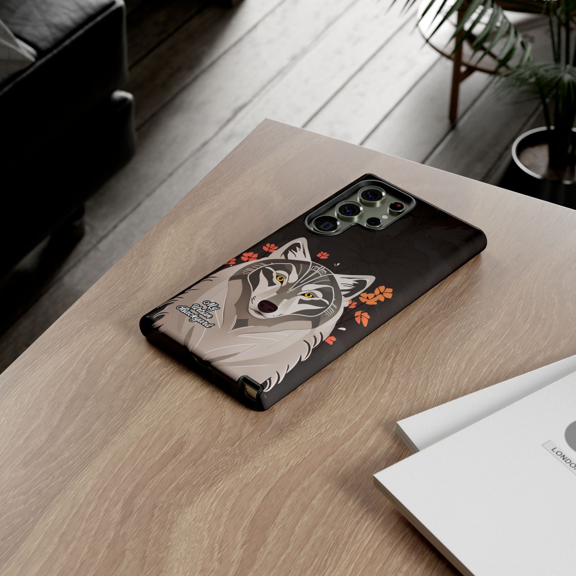 Art Deco Wolf, Cell Phone Case - Apple, Samsung, Google Pixel