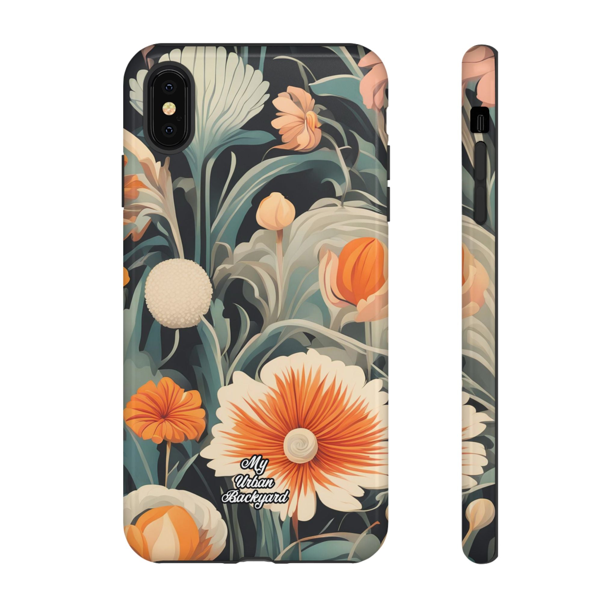 Orange and White Flowers, Cell Phone Case - Apple, Samsung, Google Pixel