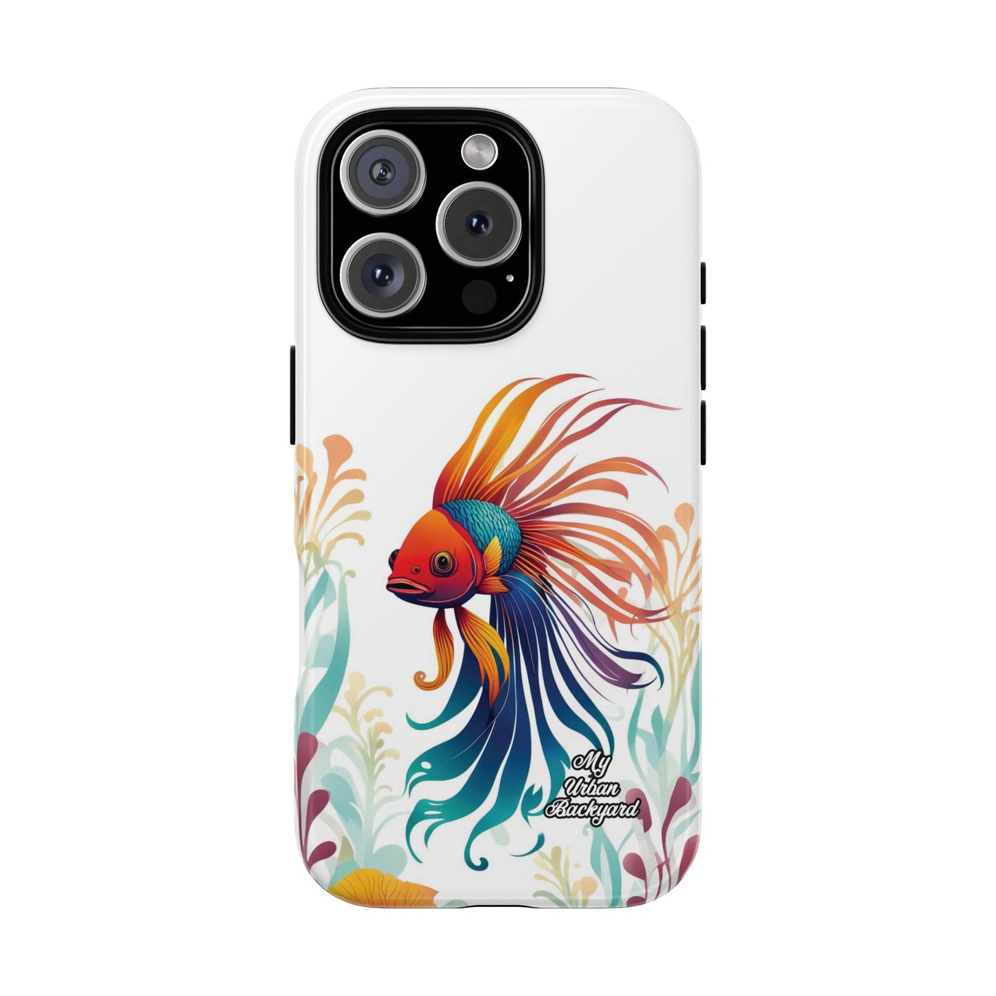 Colorful Betta Fish, Cell Phone Case - Apple, Samsung or Google Pixel