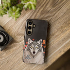 Art Deco Wolf, Cell Phone Case - Apple, Samsung, Google Pixel