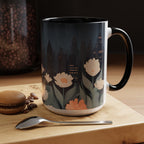 Cityscape with Flowers, Ceramic Coffee Mug