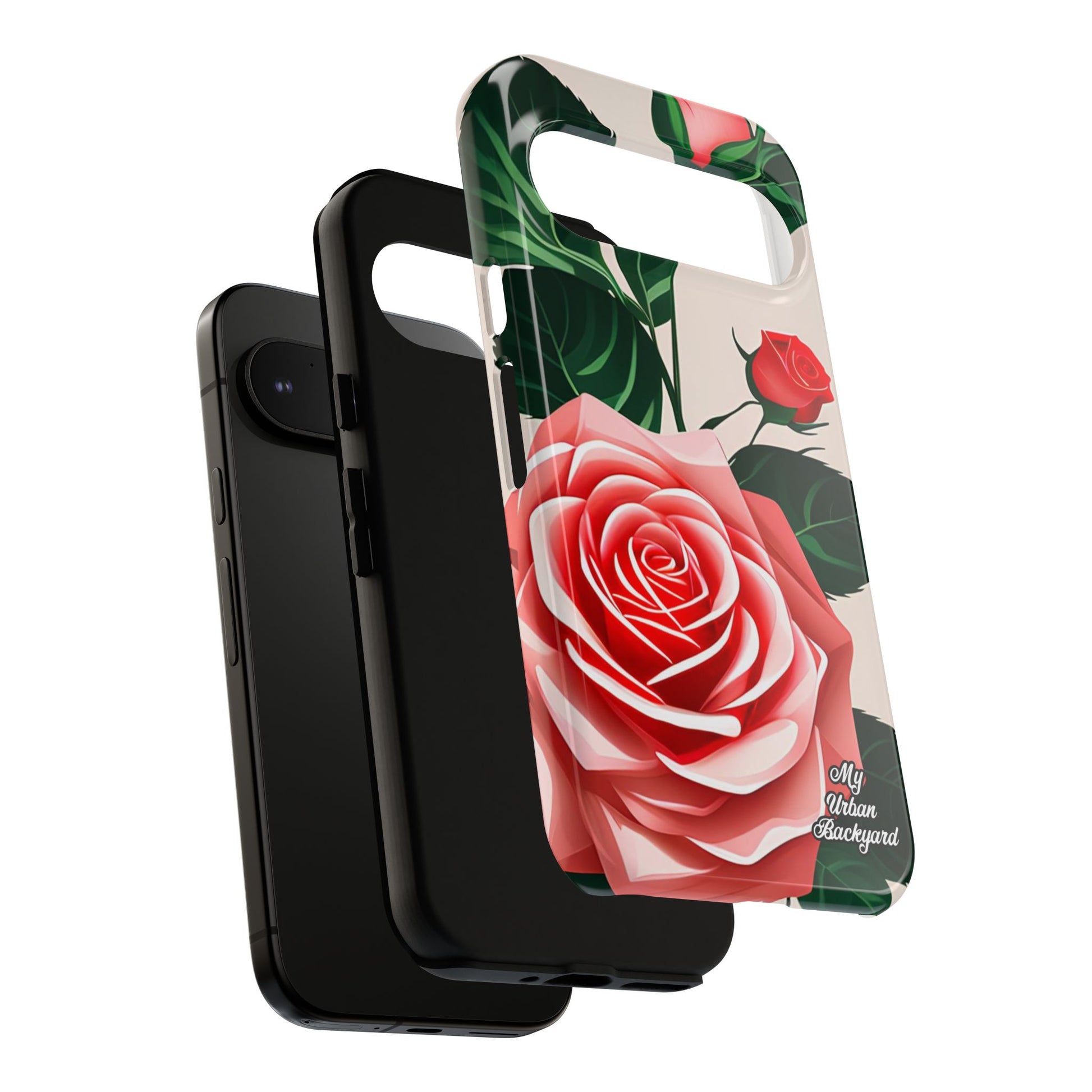 Pink Rose Flowers, Cell Phone Case - Apple, Samsung, Google Pixel