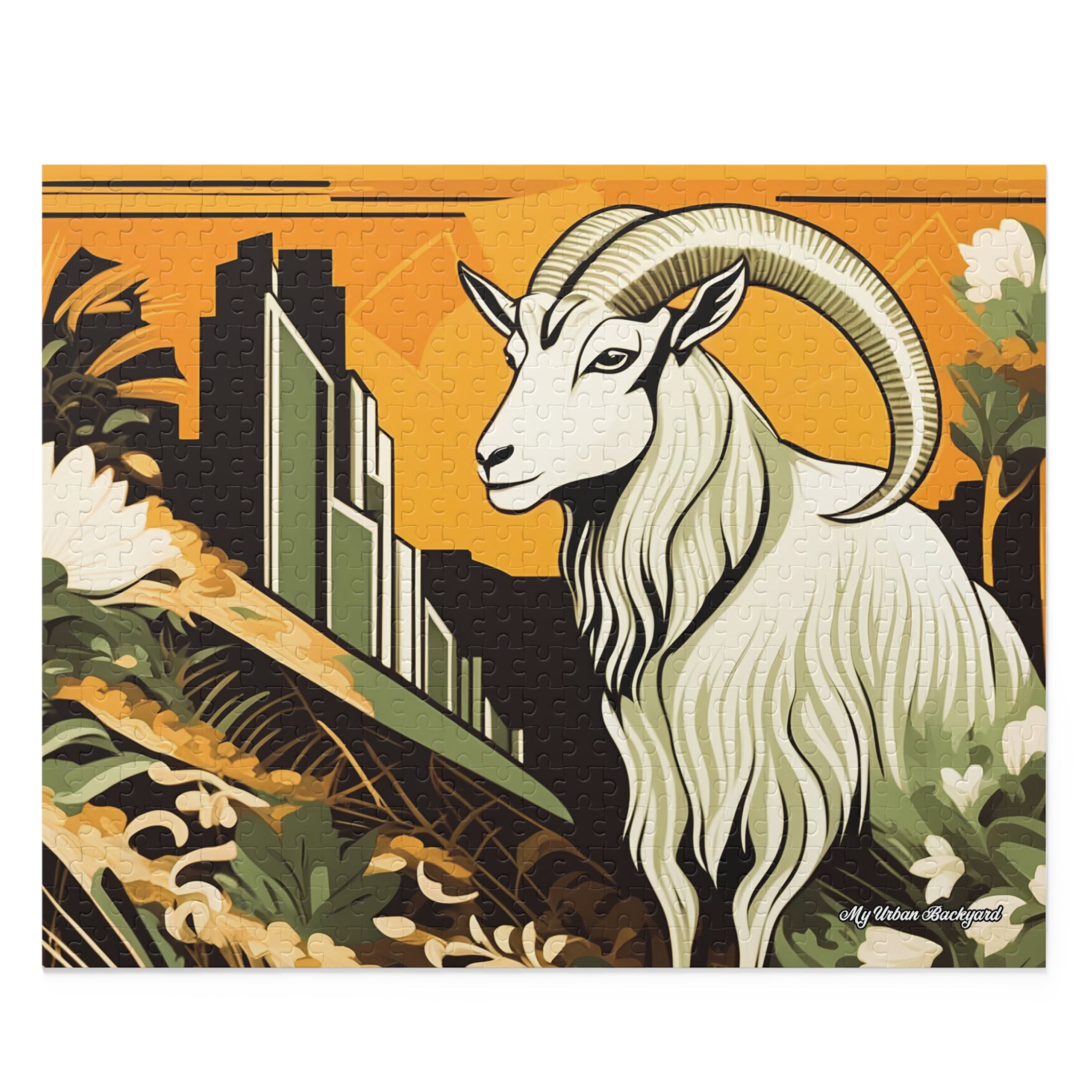 Urban Goat, Jigsaw Puzzle, (120, 252, or 500-Piece)
