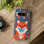 Fox with Flowers, Cell Phone Case - Apple, Samsung, Google Pixel