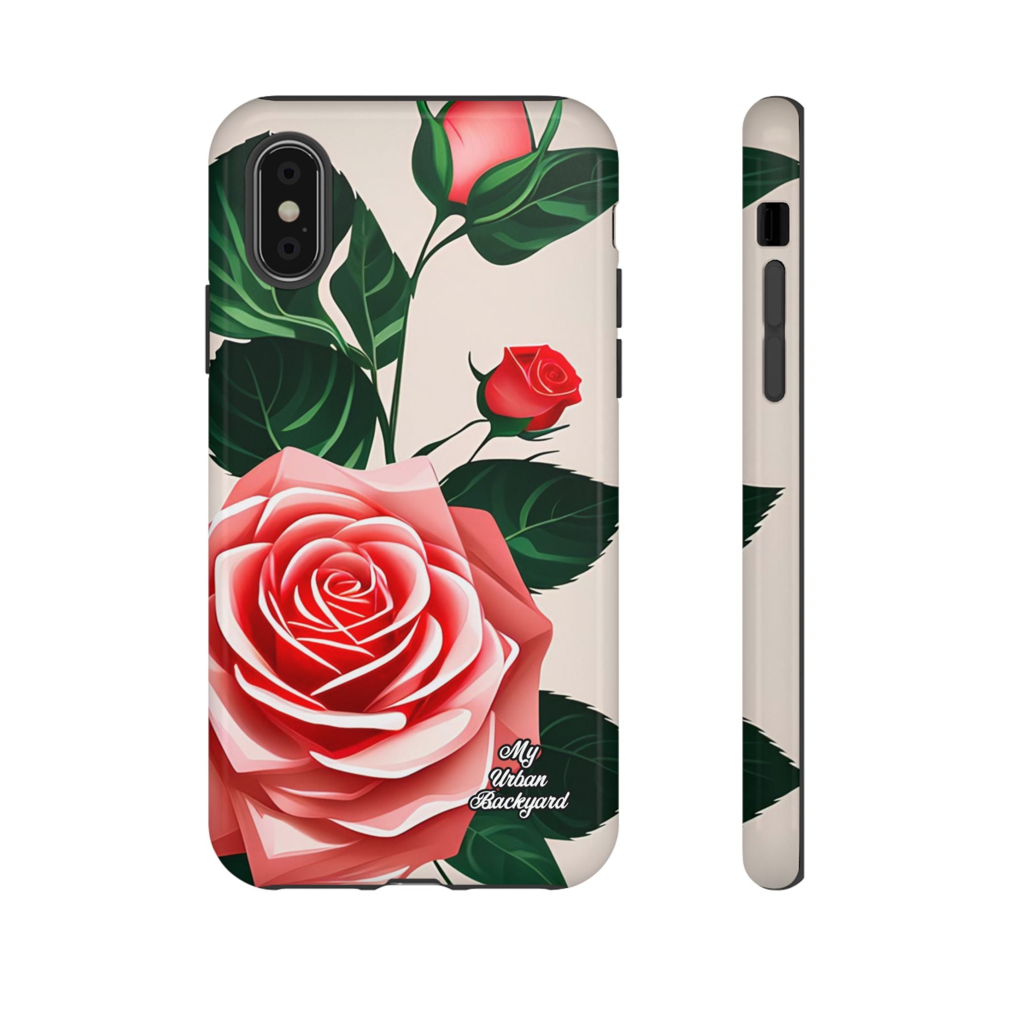 Pink Rose Flowers, Cell Phone Case - Apple, Samsung, Google Pixel