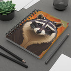 Raccoon at Sunset Spiral Journal