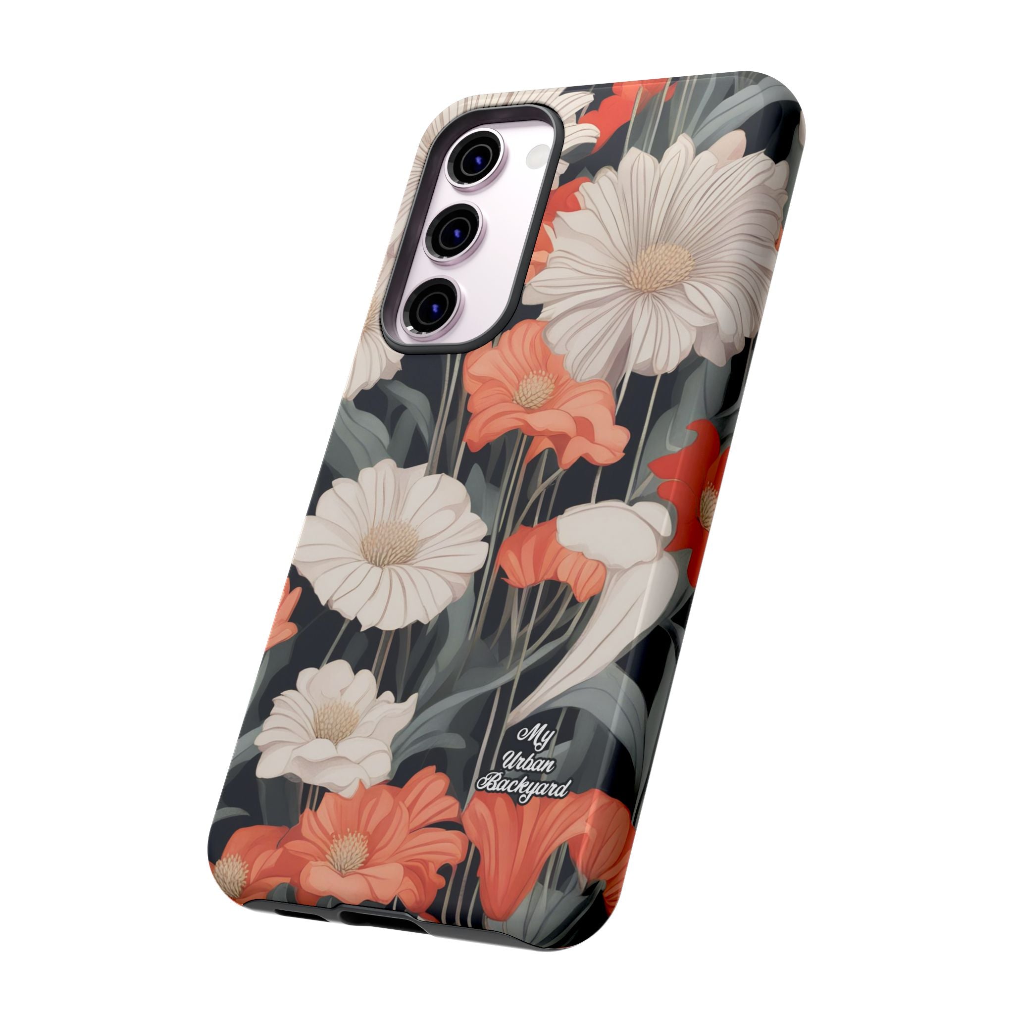 Art Deco Flowers, Cell Phone Case - Apple, Samsung, Google Pixel