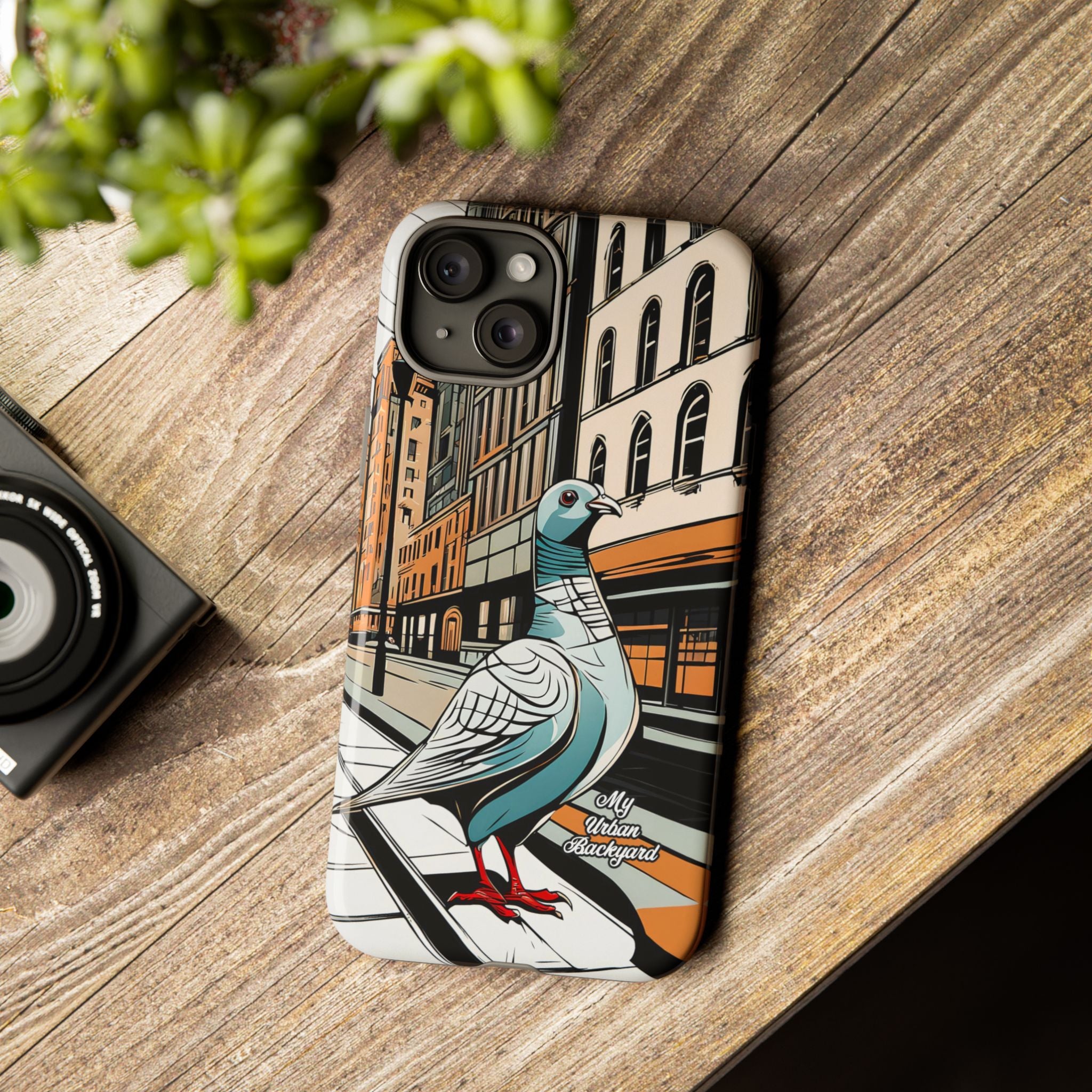 Pigeon on a City Street, Cell Phone Case - Apple, Samsung, Google Pixel