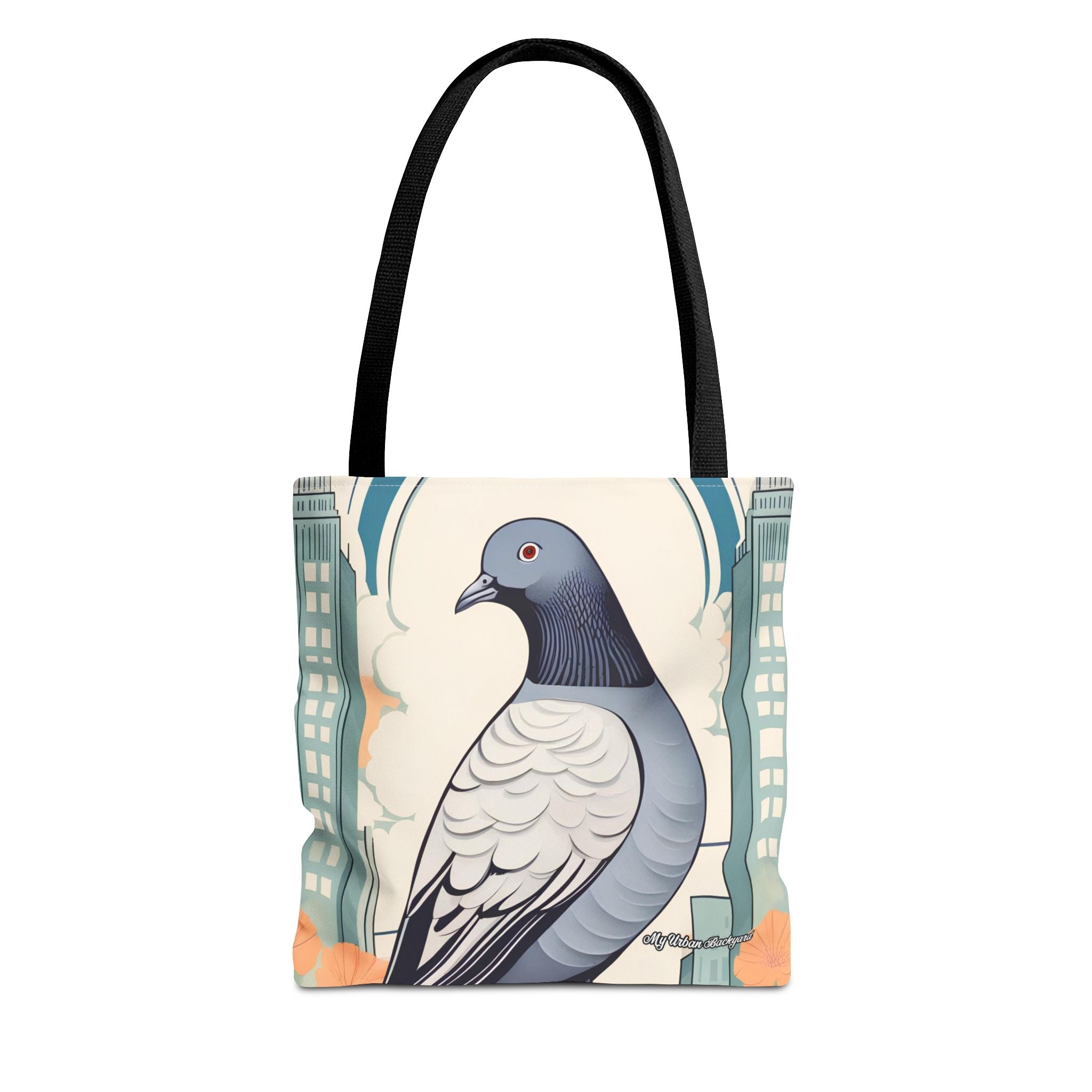 City Pigeon, Bird Tote Bag with Cotton Handles For Everyday Use, 3 Sizes