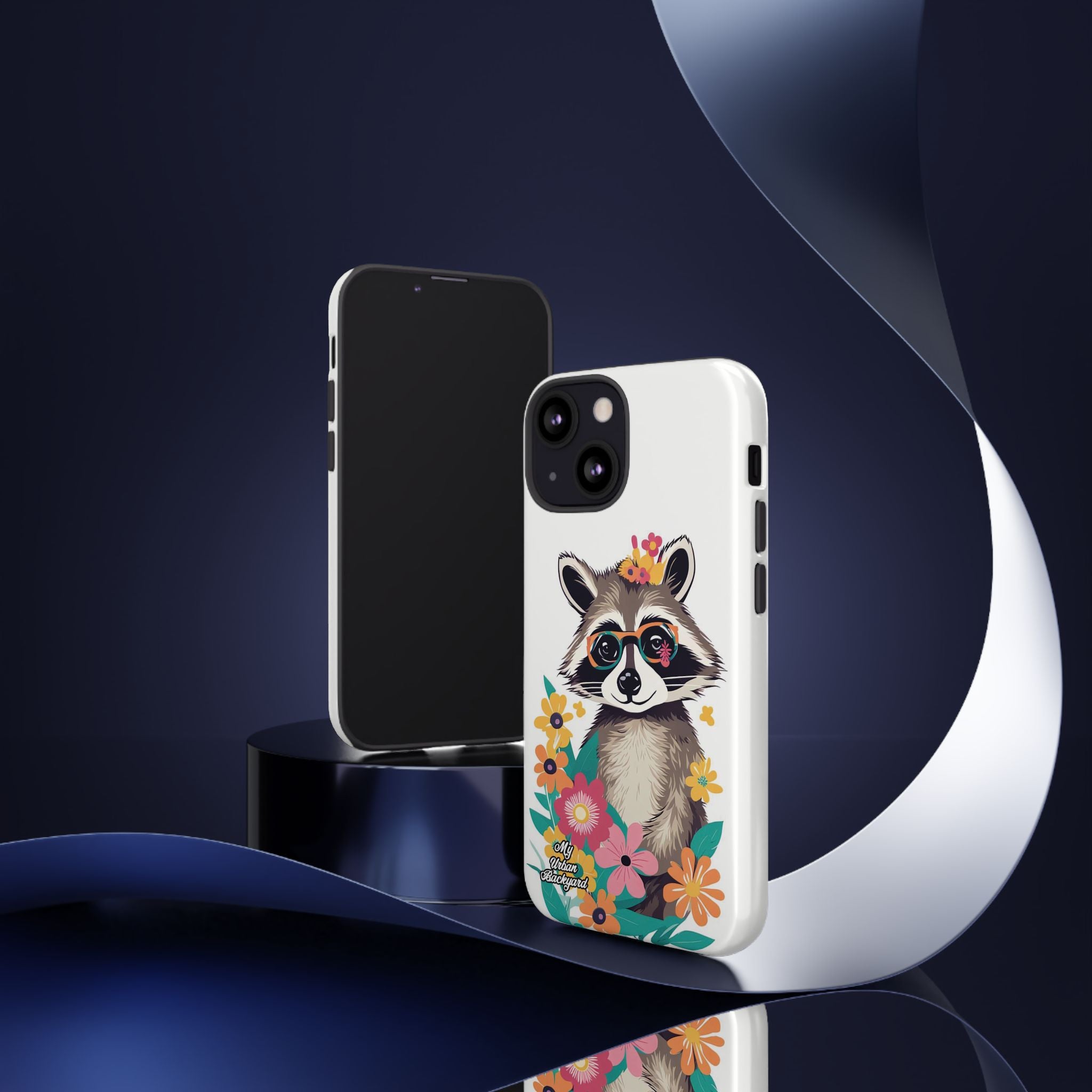 Raccoon with Glasses, Cell Phone Case - Apple, Samsung or Google Pixel