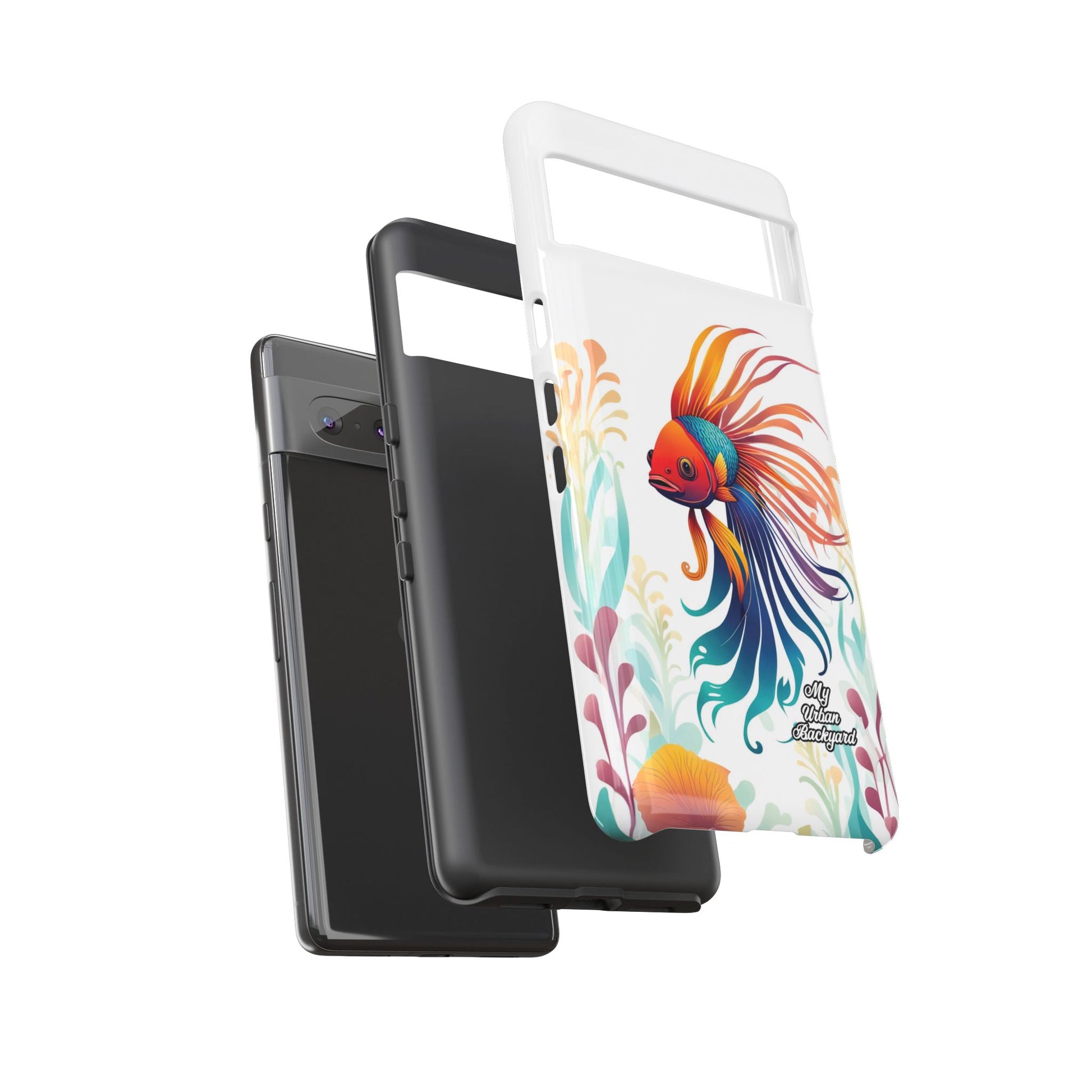 Colorful Betta Fish, Cell Phone Case - Apple, Samsung or Google Pixel