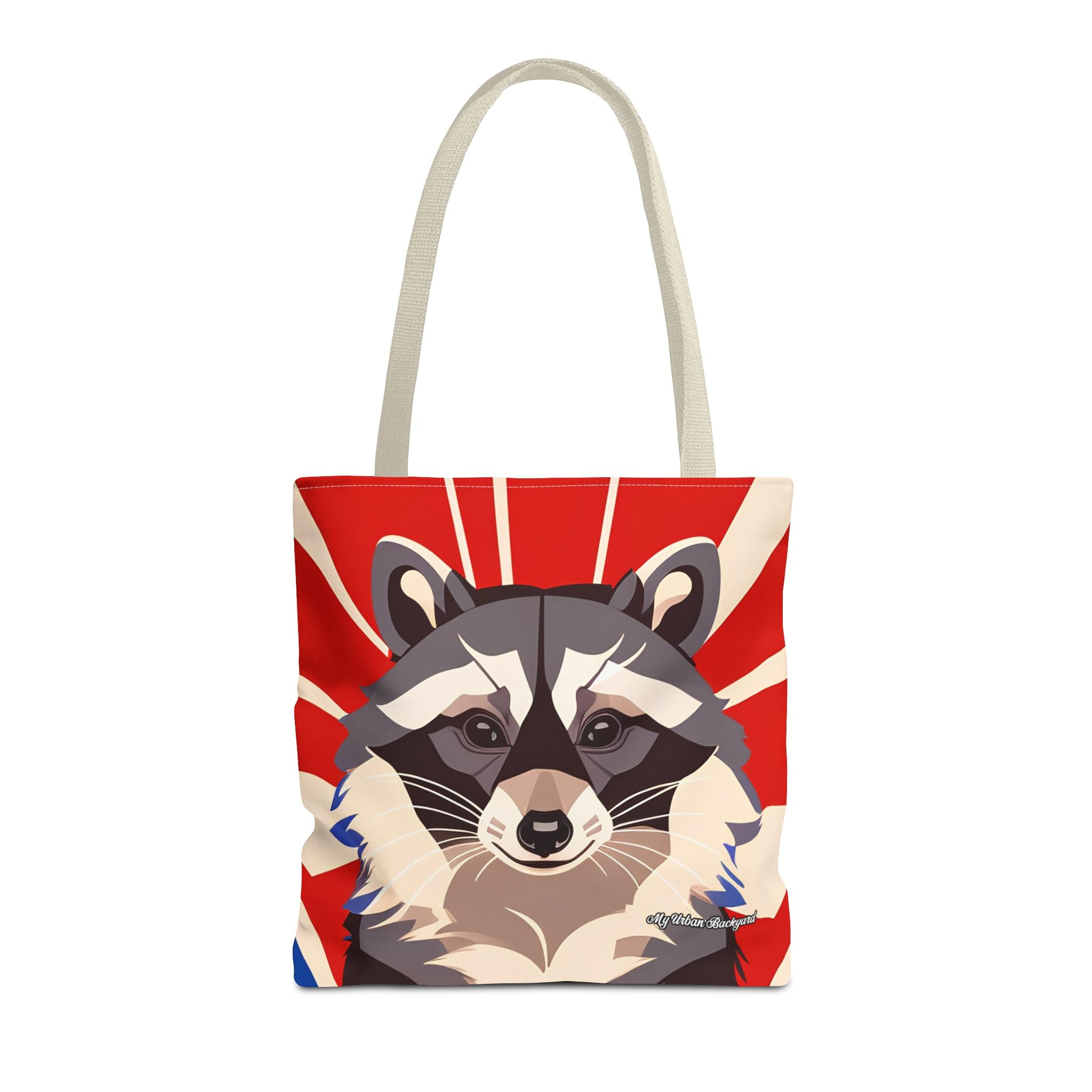 Ziggy Starspaws, Raccoon Tote Bag with Cotton Handles For Everyday Use, 3 Sizes