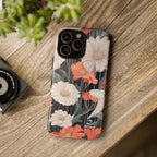 Art Deco Flowers, Cell Phone Case - Apple, Samsung, Google Pixel