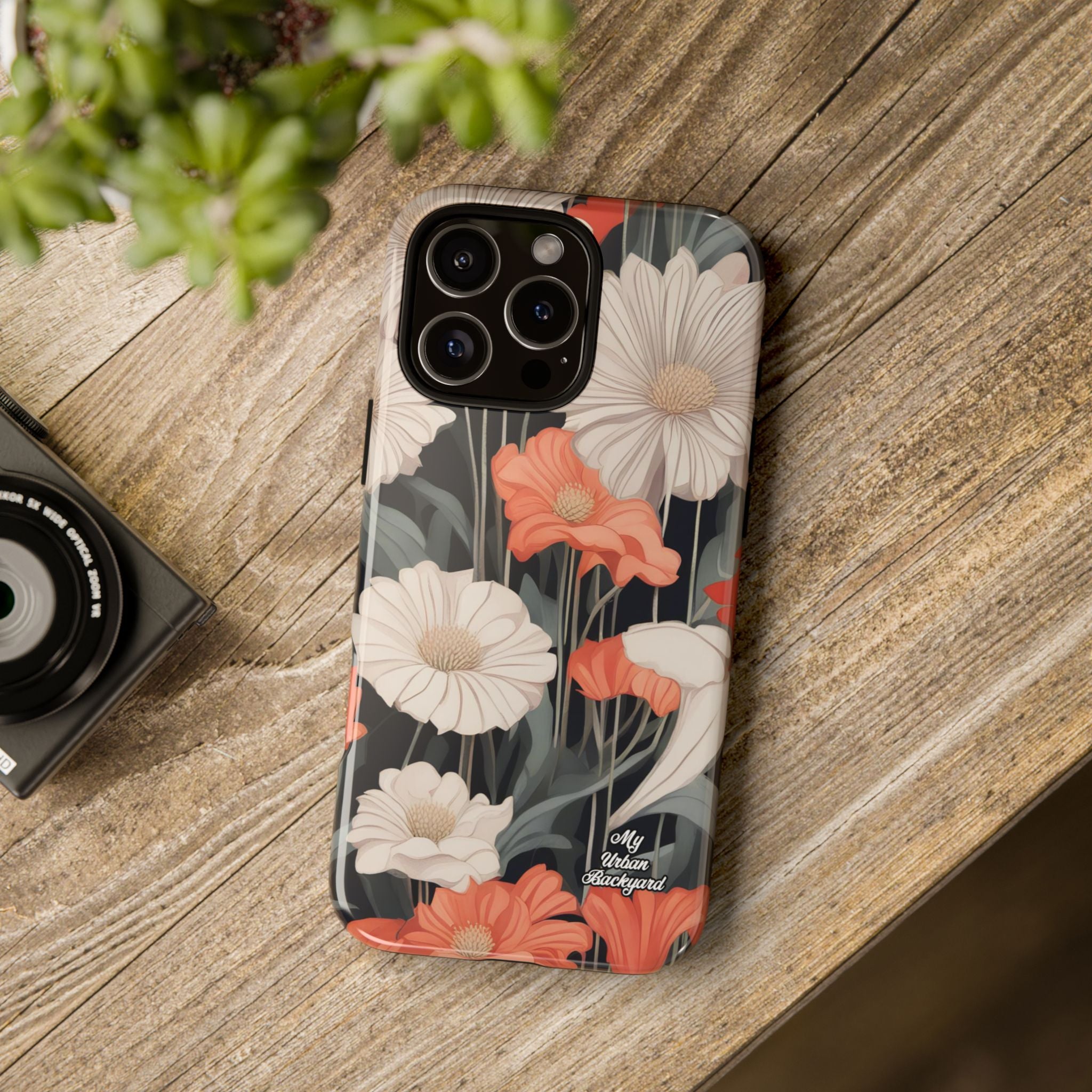 Art Deco Flowers, Cell Phone Case - Apple, Samsung, Google Pixel