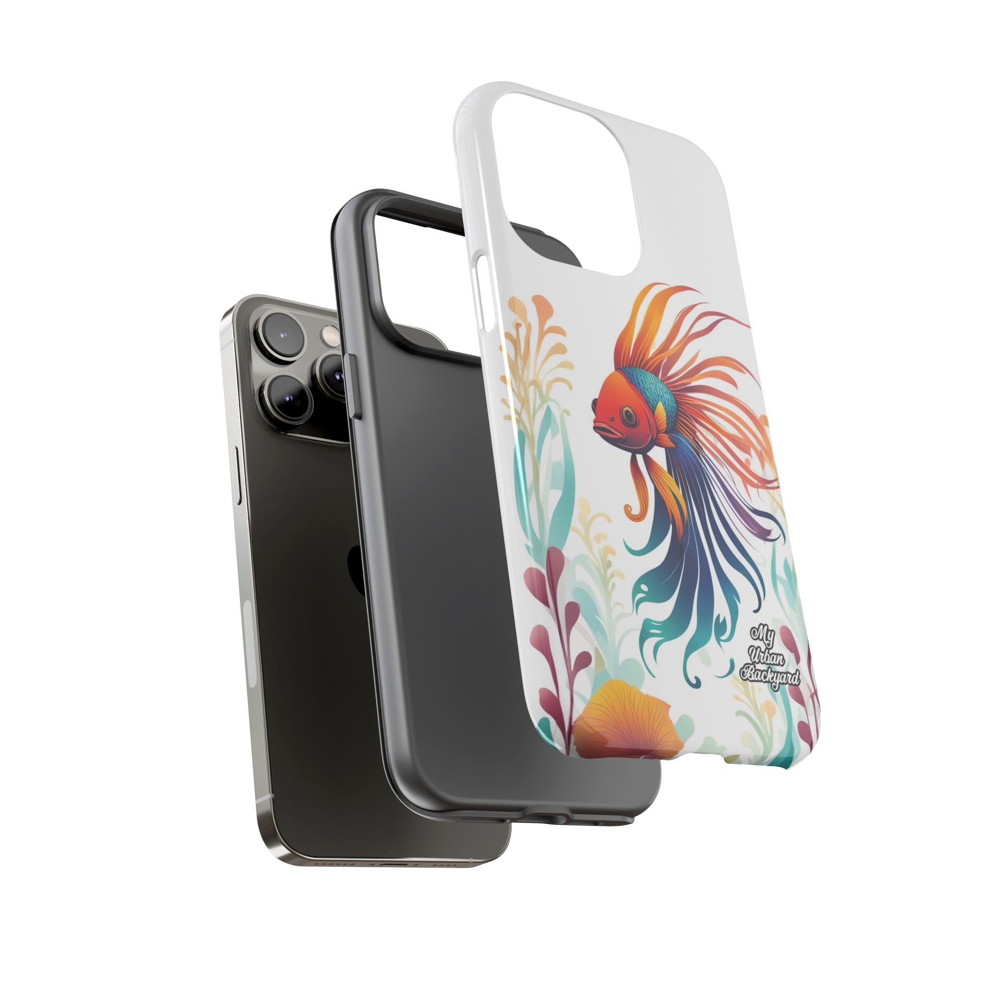 Colorful Betta Fish, Cell Phone Case - Apple, Samsung or Google Pixel