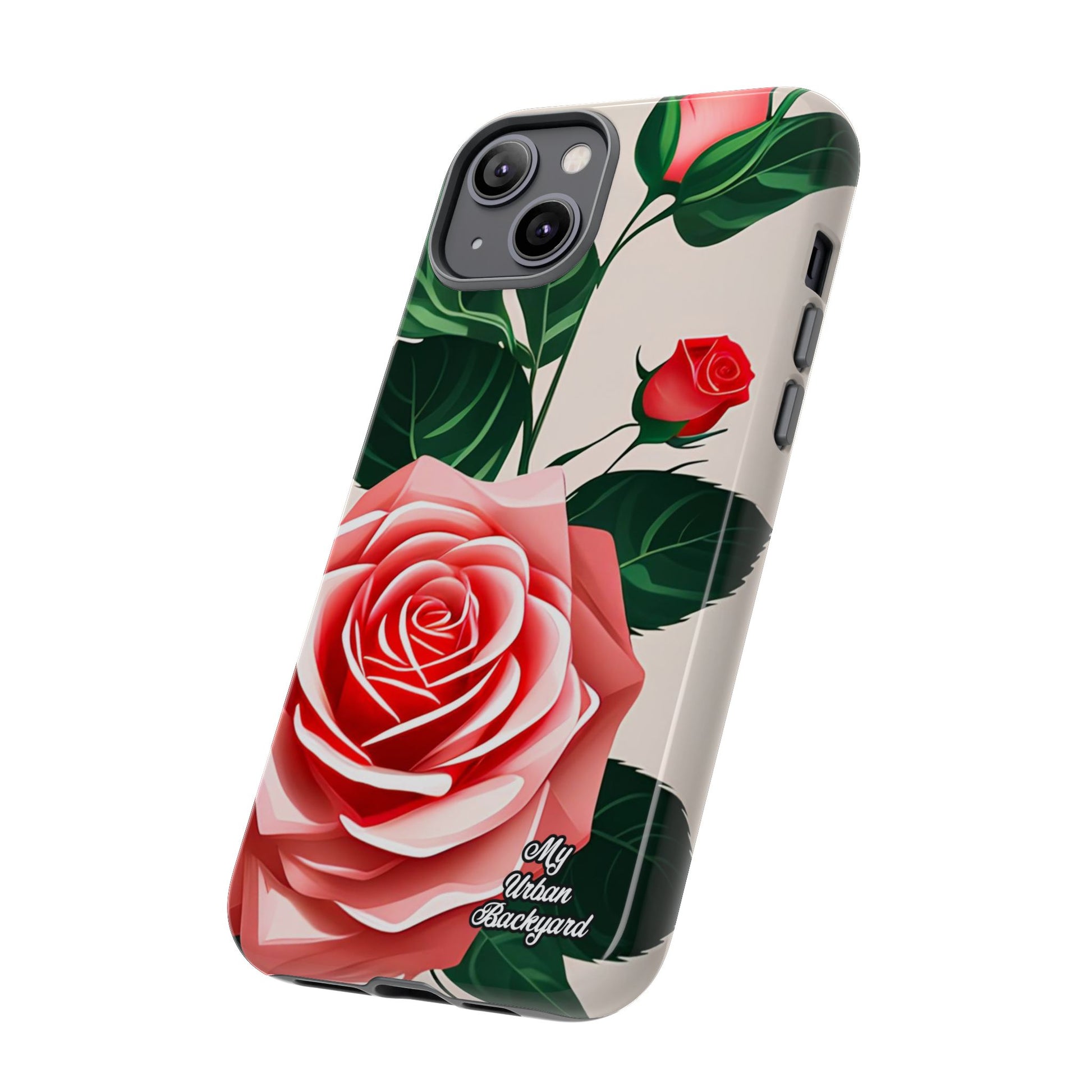 Pink Rose Flowers, Cell Phone Case - Apple, Samsung, Google Pixel