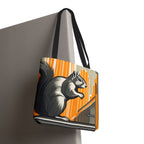 Art Deco Squirrel, Everyday Tote Bag w Cotton Handles
