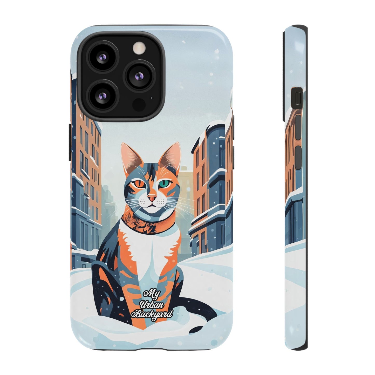 Claws Pawson in the Snow, Cell Phone Case - Apple, Samsung, or Google Pixel